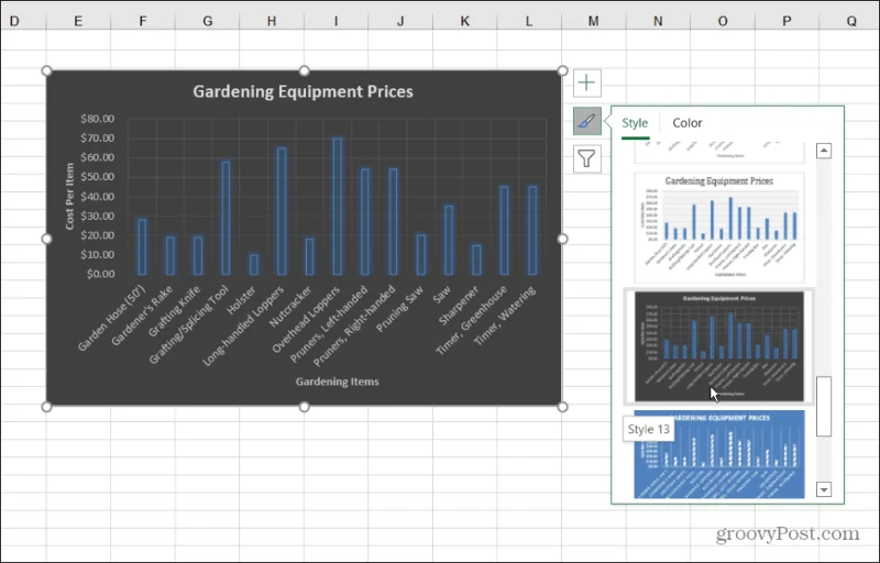 Cara Membuat Graf Bar dalam Excel