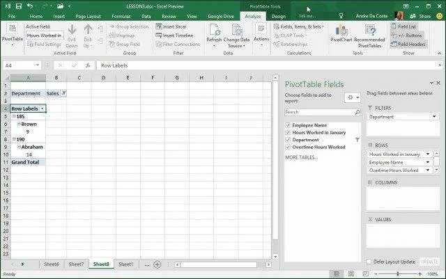 Comment créer un tableau croisé dynamique dans Microsoft Excel