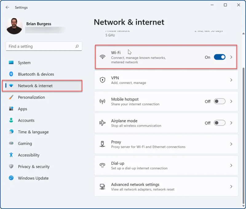 Cara Melupakan Rangkaian Wi-Fi pada Windows 11