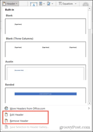 Cómo insertar encabezados y pies de página personalizados en Microsoft Word