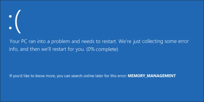 Administración de memoria de código de detención de Windows 11: 7 correcciones