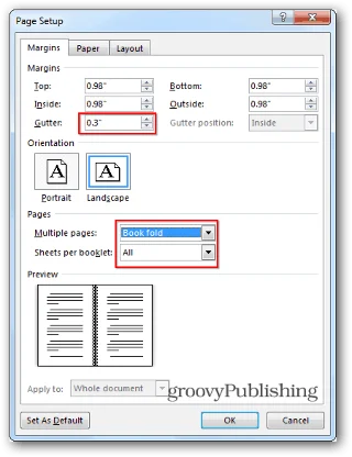 Cara Membuat Buku Kecil Menggunakan Microsoft Word 2013