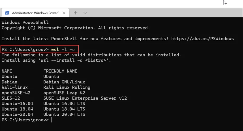 Cara Memasang Windows Subsystem untuk Linux dalam Windows 11