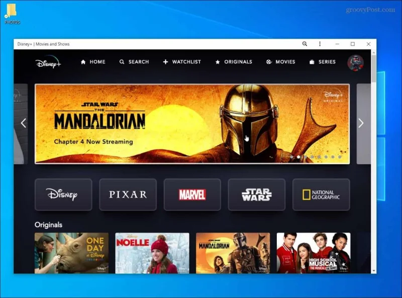 Como instalar o Disney Plus como um aplicativo no Windows 10