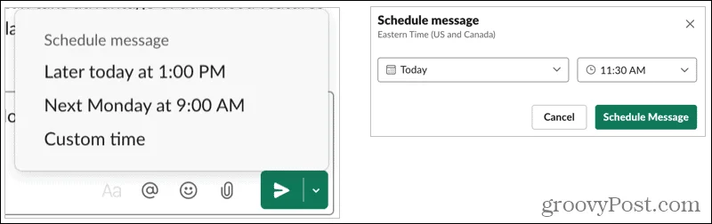 Cara Menjadualkan Mesej dalam Slack untuk Dihantar Kemudian
