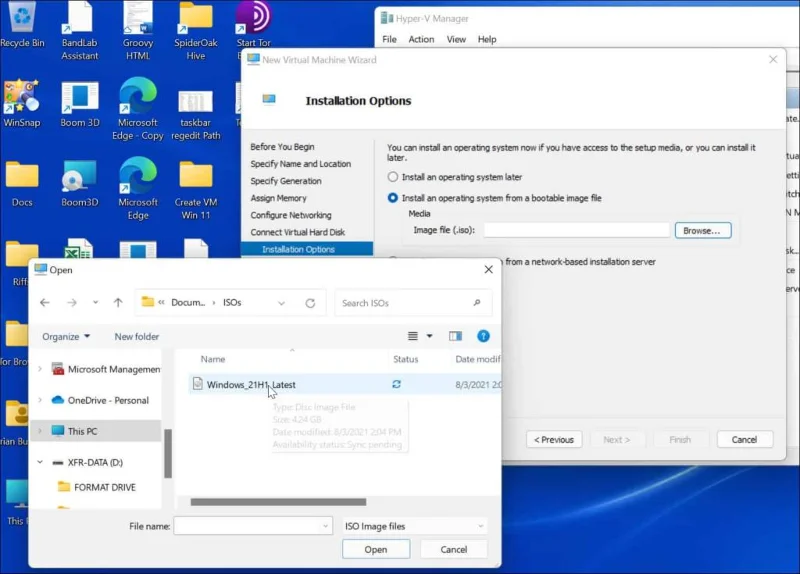 Cómo crear una máquina virtual en Windows 11