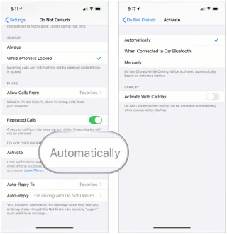 Cómo usar No molestar en iPhone
