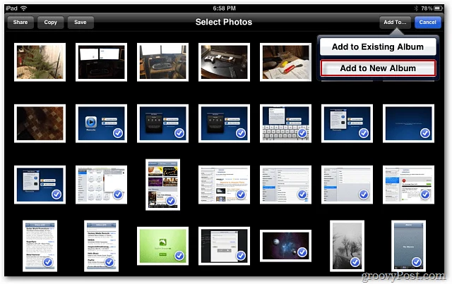 Cara Membuat Album Foto Baharu pada iPhone atau iPad