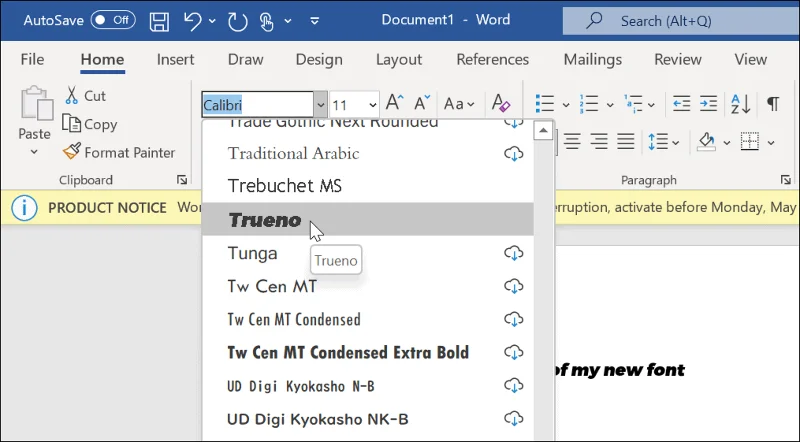 Cara Memasang atau Nyahpasang Fon pada Windows 11