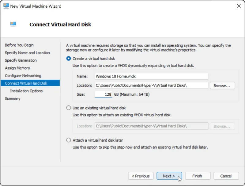 Cómo crear una máquina virtual en Windows 11
