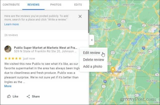 Cara Meninggalkan, Mengedit atau Memadam Ulasan Google