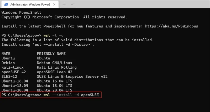 Cara Memasang Windows Subsystem untuk Linux dalam Windows 11