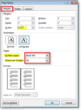 Cara Membuat Buku Kecil Menggunakan Microsoft Word 2010