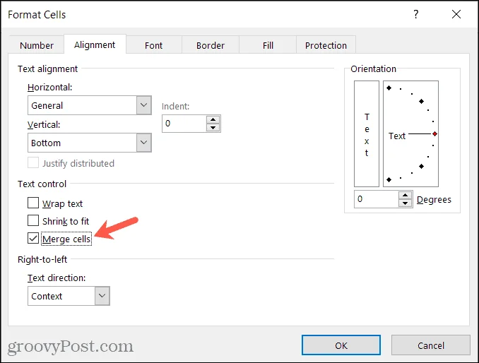 Cómo combinar y separar celdas en Microsoft Excel