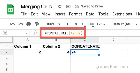 Cara Mencantum dan Menyahcantumkan Sel dalam Helaian Google