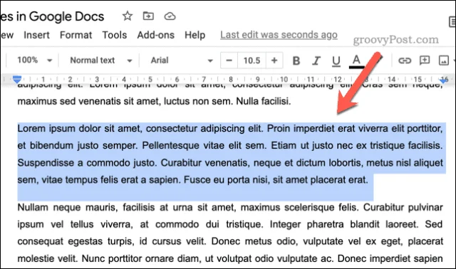 Как добавить цитату в Google Docs