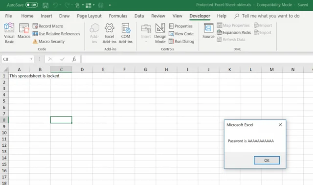 Cómo desproteger una hoja de Microsoft Excel