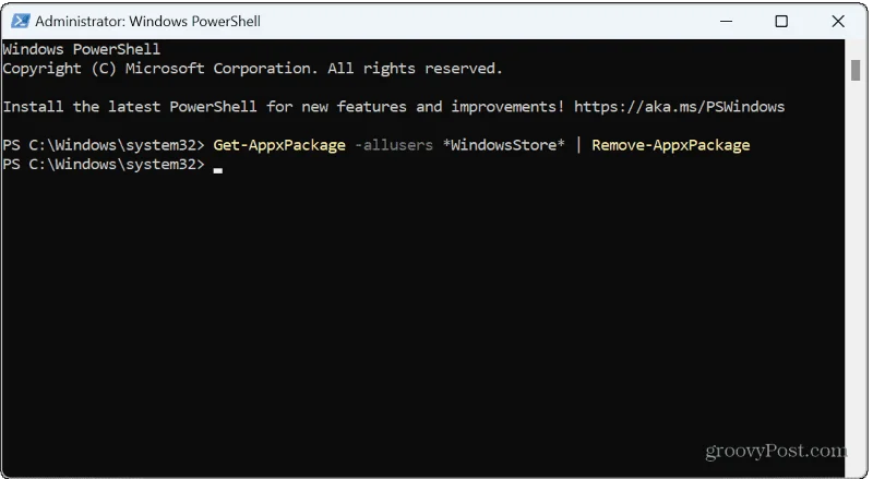 Windows 11'de Microsoft Mağazası Nasıl Yeniden Yüklenir