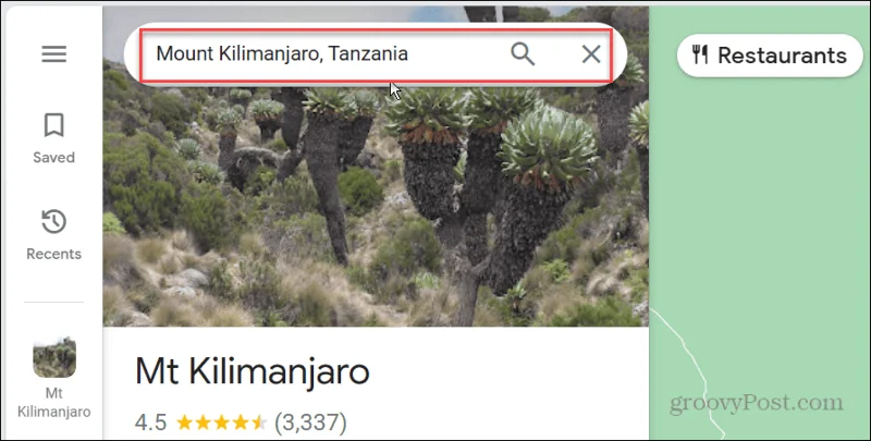 Как найти высоту на Картах Google