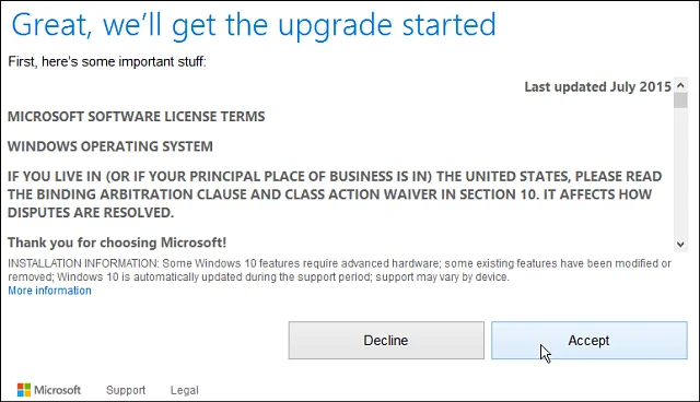 Comment mettre à niveau Windows 8.1 vers Windows 10