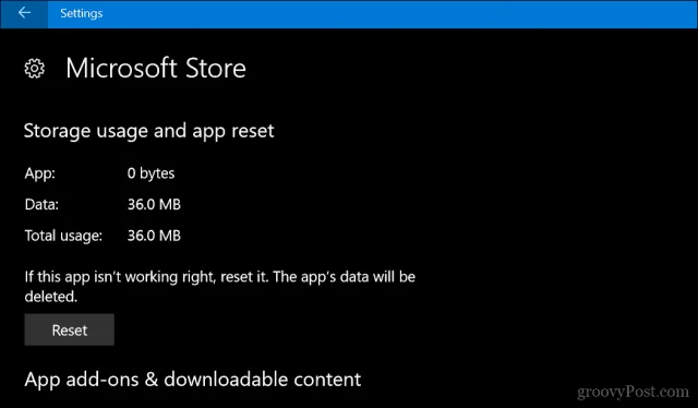 Windows Mağazası Uygulamaları ve Özellikleri Nasıl Sıfırlanır