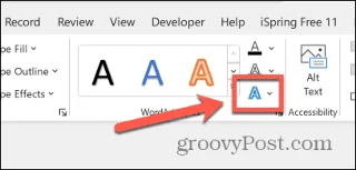 Cara Membuat Lengkung Teks dalam PowerPoint
