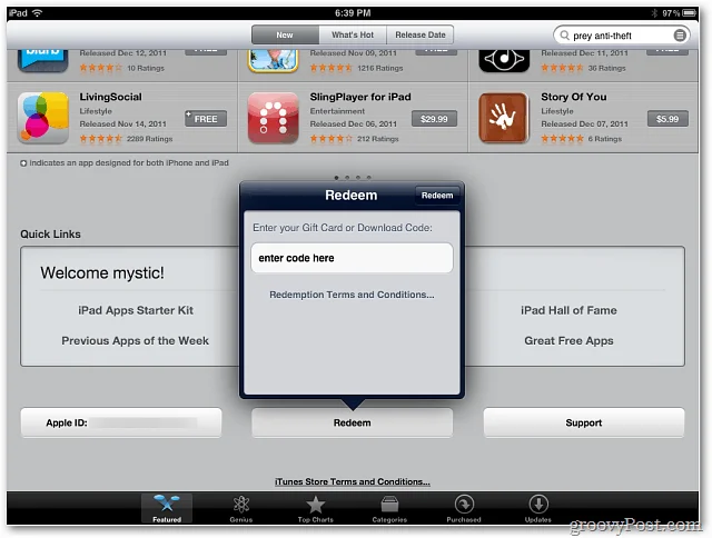 ¿Cómo canjear un código de la App Store de Apple en un iPhone, iPad o iPod?
