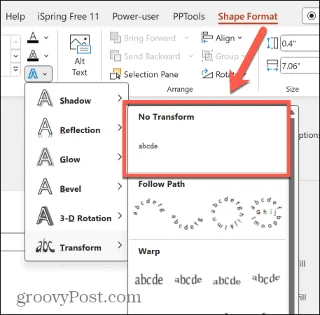 Cara Membuat Lengkung Teks dalam PowerPoint