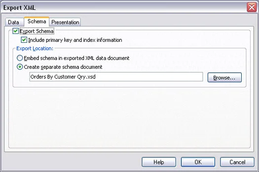 Exportando dados do Access 2003 para XML