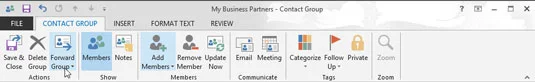 So erstellen Sie eine Kontaktgruppe in Outlook 2013