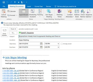Cómo programar una reunión de Skype