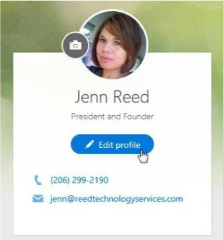 Fotos de perfil no Skype for Business