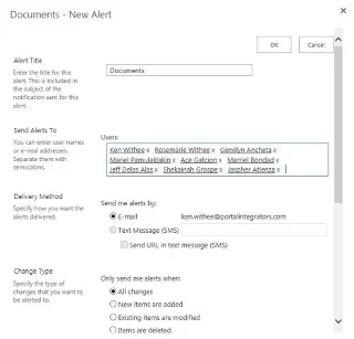So erstellen Sie E-Mail-Benachrichtigungen für eine SharePoint-Gruppe