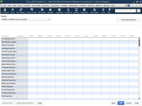 Como configurar um orçamento no QuickBooks 2021