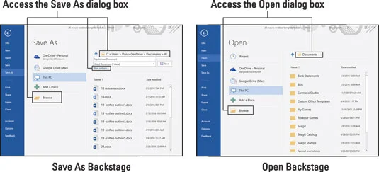 Word 2016 e os bastidores