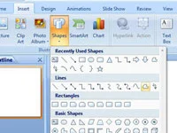 So zeichnen Sie Polygon- oder Freiformformen auf Ihren PowerPoint 2007-Folien