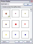 So erstellen Sie eine Aufzählungsliste auf einer PowerPoint 2007-Folie