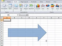 Como inserir formas em uma planilha do Excel 2007