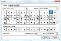 Como inserir símbolos e caracteres especiais no Excel 2007