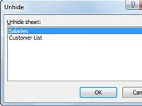 Como ocultar e reexibir planilhas do Excel 2010