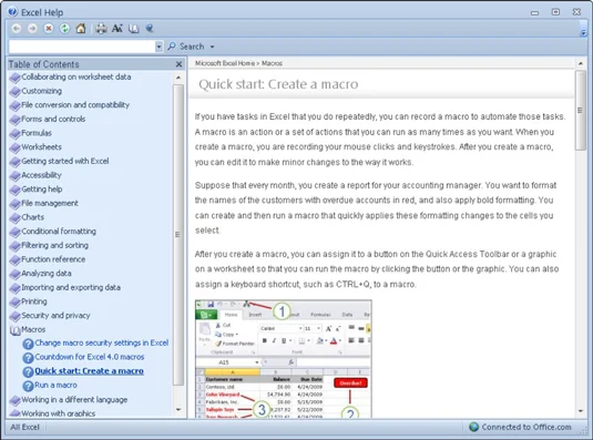 So erhalten Sie Hilfe in Excel 2010