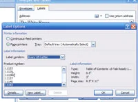 So erstellen Sie Etiketten mit Seriendruck in Word 2007