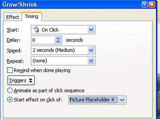 So richten Sie einen Trigger zum Starten einer PowerPoint-Animation ein