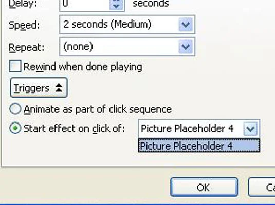 So richten Sie einen Trigger zum Starten einer PowerPoint-Animation ein