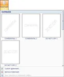 Hinzufügen eines Wasserzeichens in Word 2007