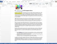 So markieren Sie Text in Word 2013