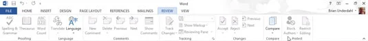 So vergleichen Sie zwei Versionen eines Dokuments in Word 2013