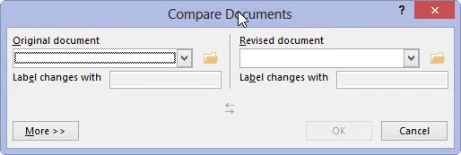 So vergleichen Sie zwei Versionen eines Dokuments in Word 2013