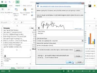 Como adicionar uma assinatura digital às pastas de trabalho do Excel 2013