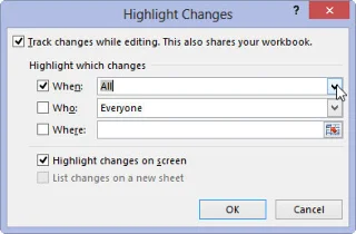 Como ativar o controle de alterações nas pastas de trabalho do Excel 2013
